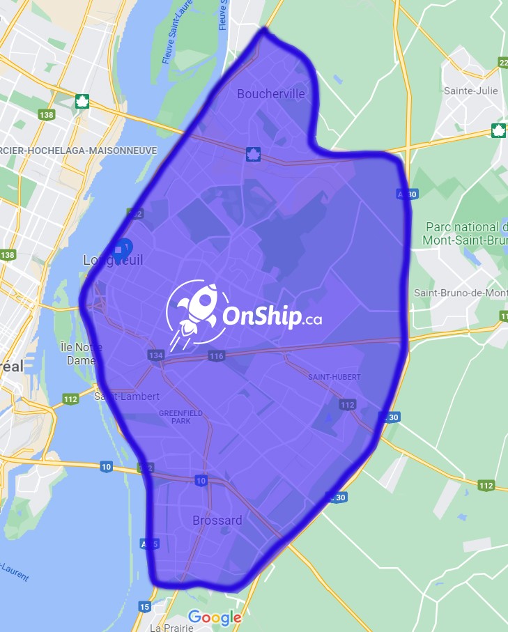 OnShip.ca livraison locale