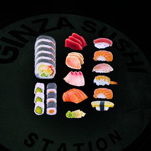 SET 10 - Maki, Nigiri & Sashimi - 30 mcx (1 @ 2 pers.)