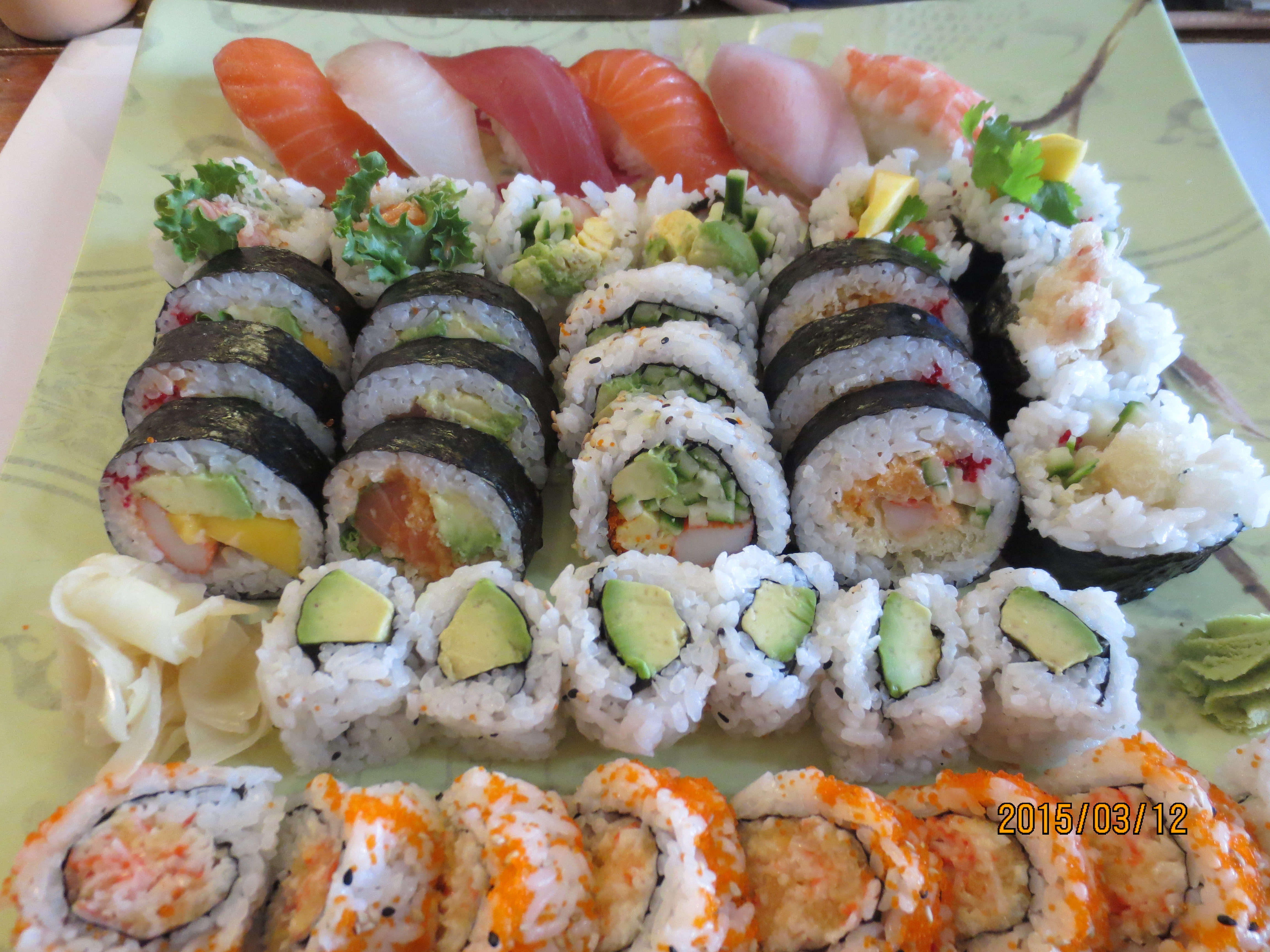 40 mcx sushi & maki ( pour 2 1/2)  #117