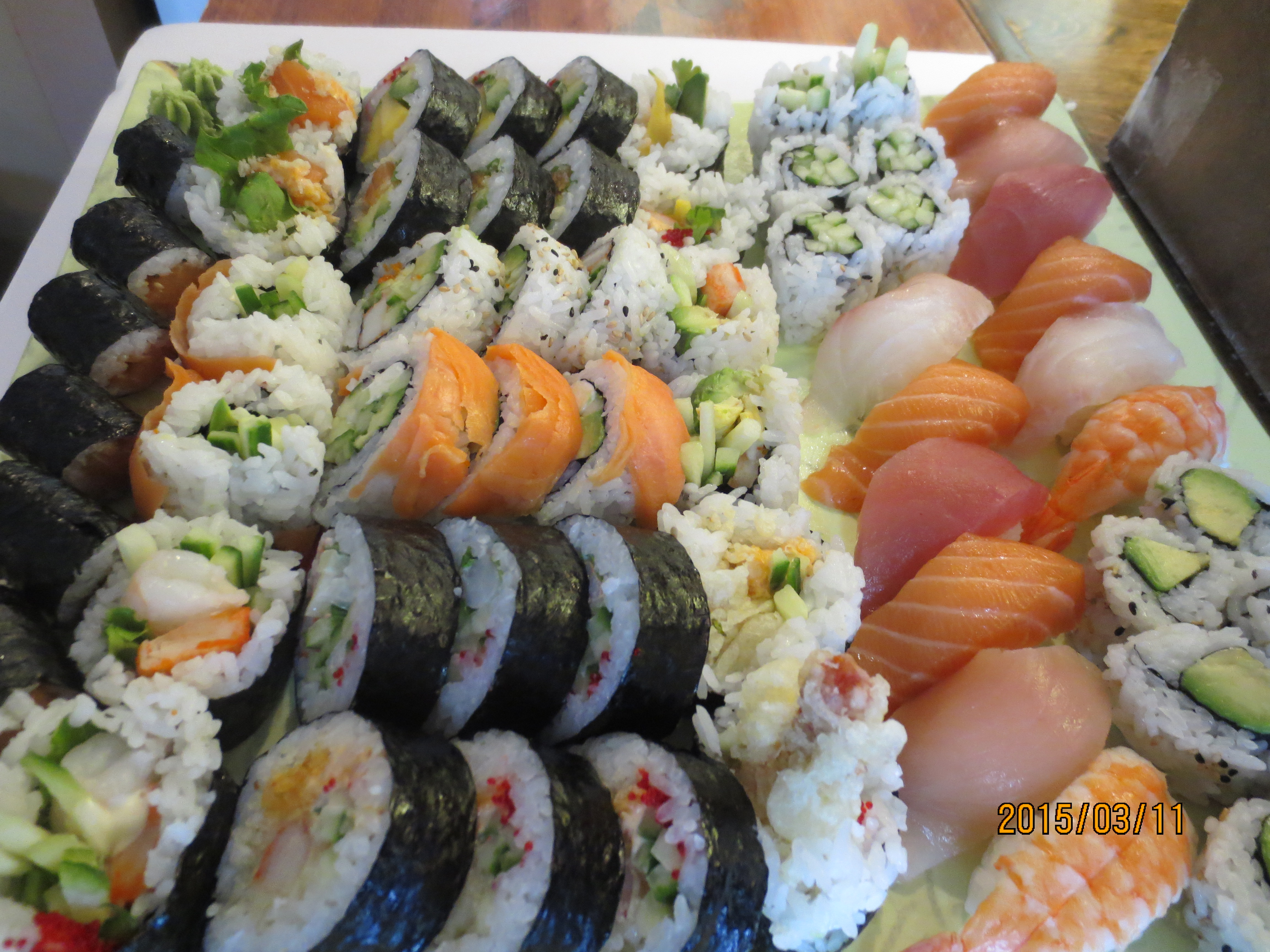 65 mcx sushi & maki de luxe ( pour 4 ) #119