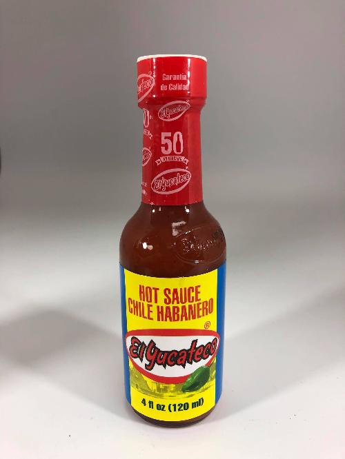 Hot Sauce Chile Habanero Red El Yucateco 120 ML