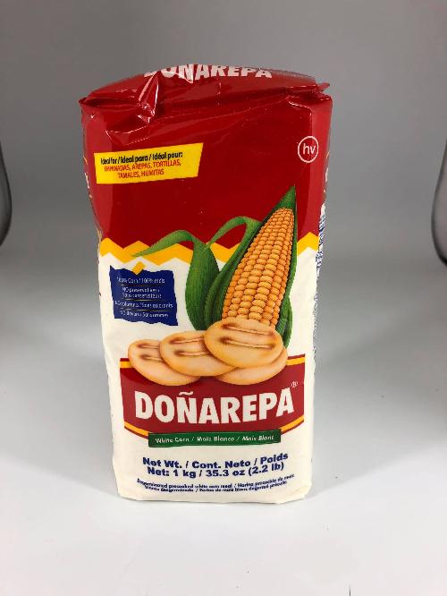 Farine de Maïs Blanc Dégermé Précuite Donarepa 1kg