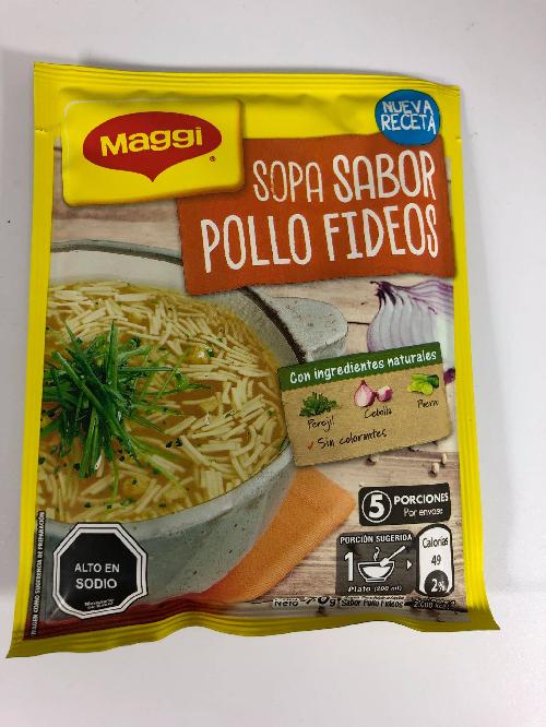 Sopa Sabor Pollo Fideos Maggi 70g