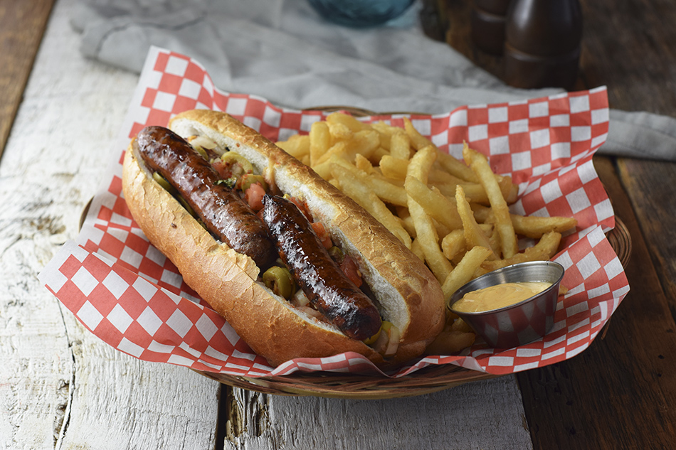 Trio sandwich marocain à la merguez 