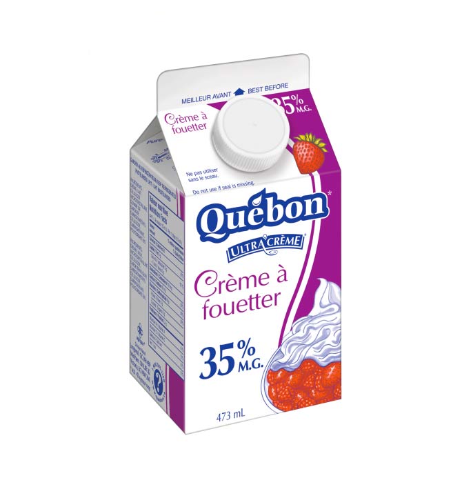 Creme a fouetter 35% Quebon 473ml