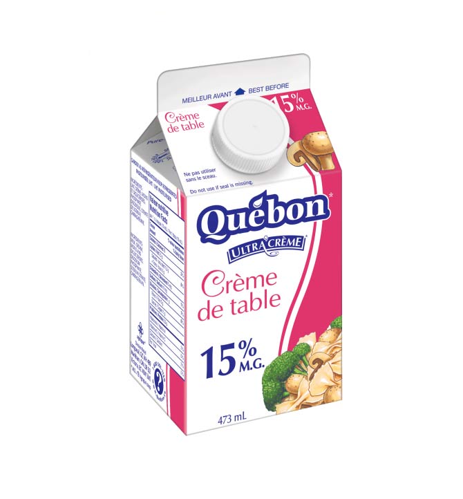 Creme de table 15% Quebon 473ml