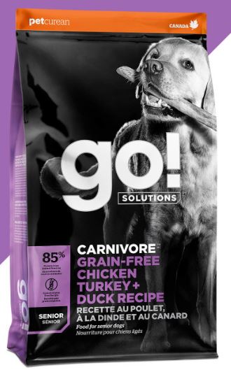 Go! Solutions carnivore - Senior Poulet-Dinde-Canard