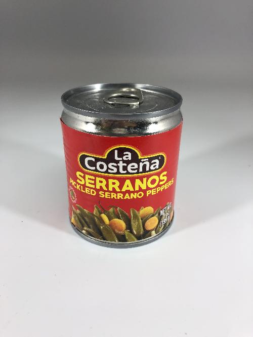 Pickled Serrano Peppers la Costena 199g