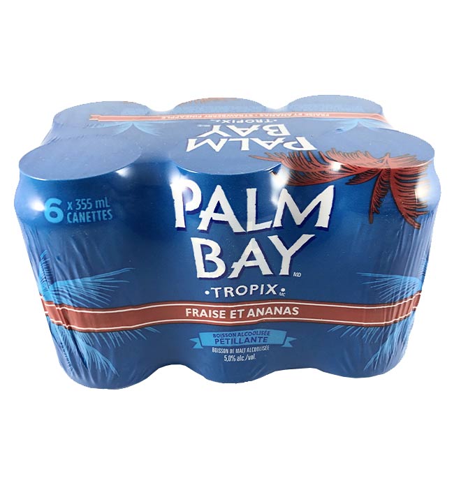 Palm Bay fraise ananas 6x355ml