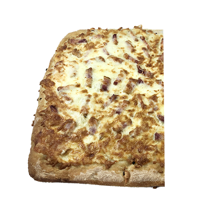 Pizza blanche façon flammekueche 10x14po