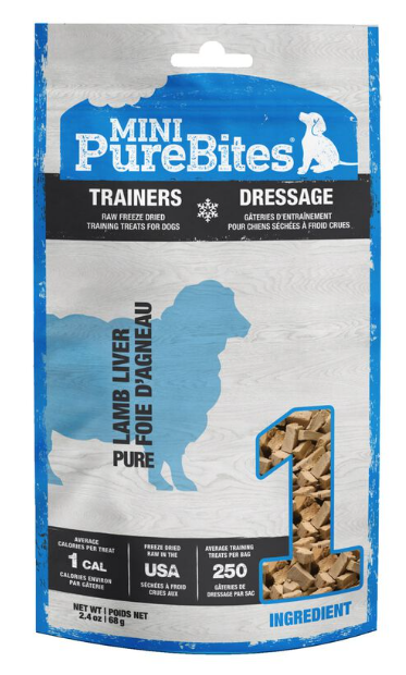 PureBites - Foie d'agneau Dressage pour Chiens