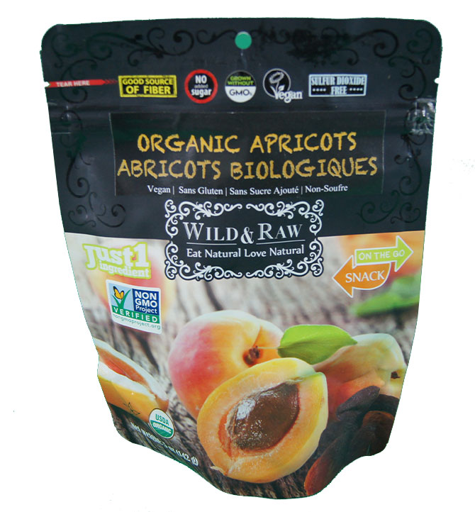 Abricots biologiques Wild & raw 142g