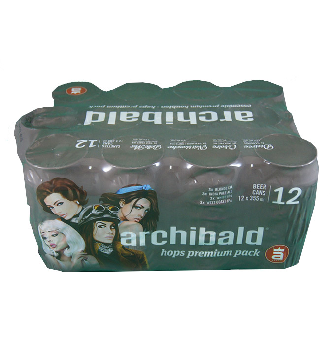 Archibald Hops premium pack 12 canettes 12x355ml