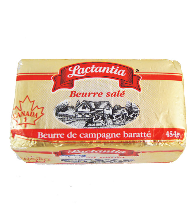 Beurre salé lactantia 454g