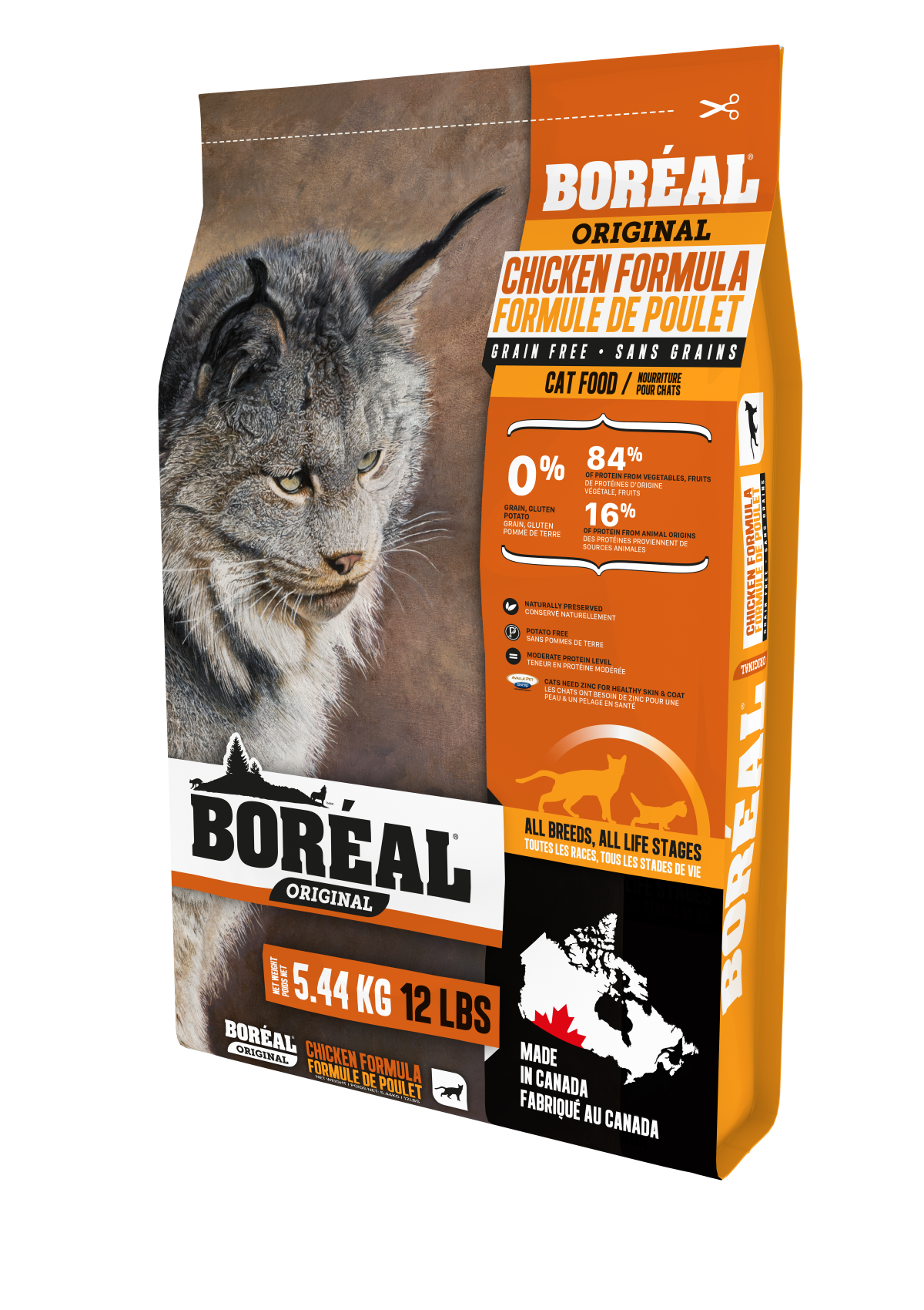 Boréal chat Original au Poulet