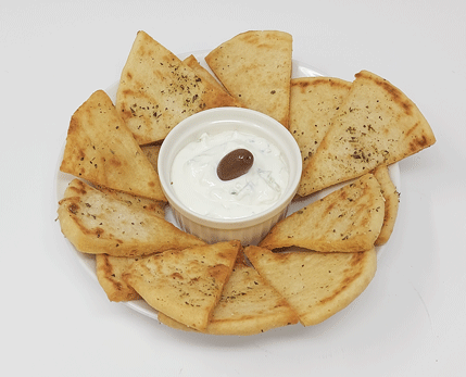 Bouchées de pita (avec Tzatziki)