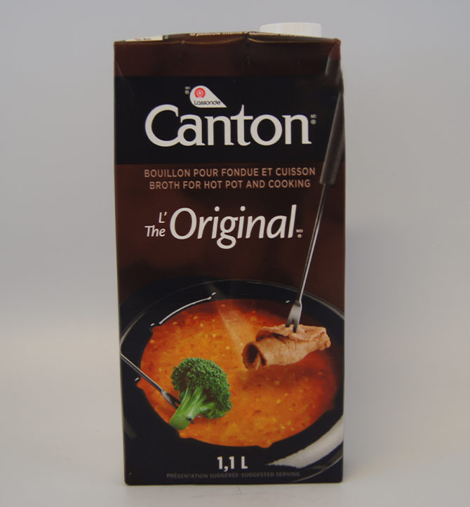 Bouillon pour fondue et cuisson