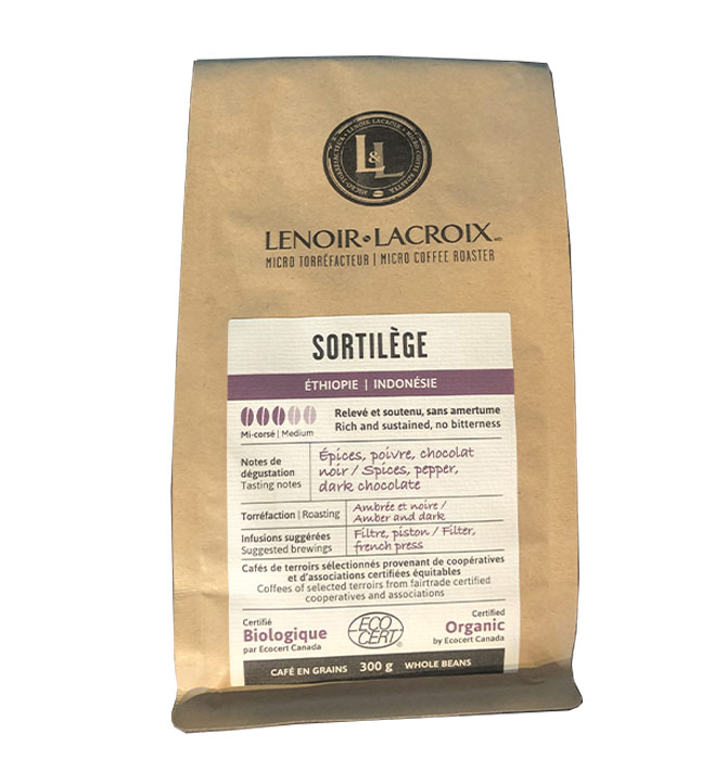 Café en grain Lenoir-Lacroix Sortilège 300g