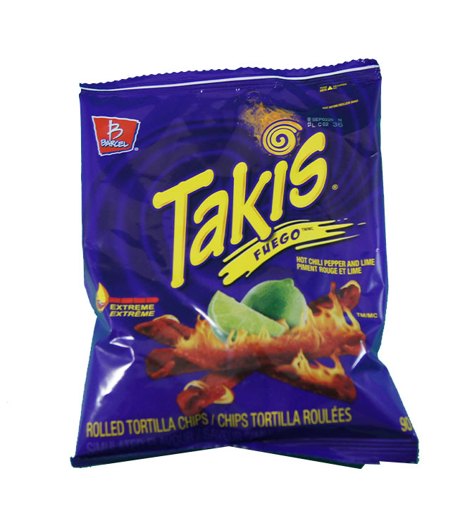 Chips tortilla roulées Takis 90g