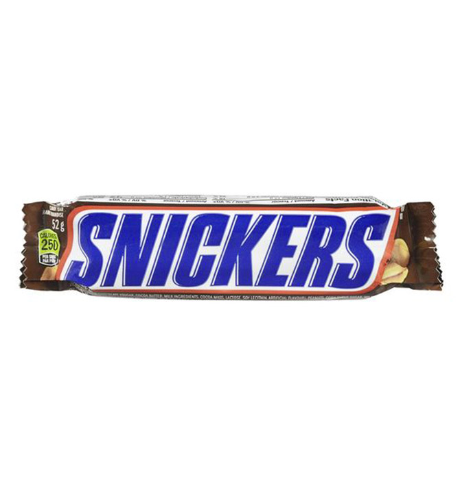 Chocolat Snickers 52g