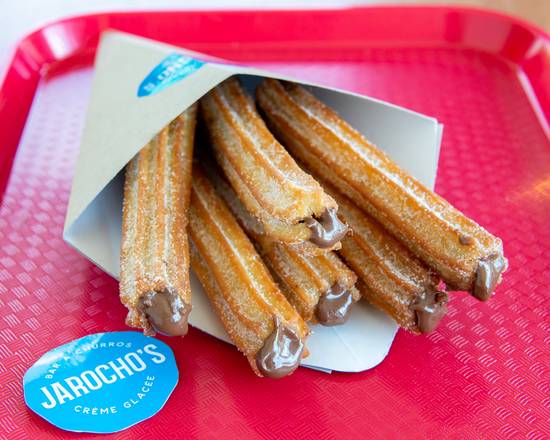 10 churros garnis