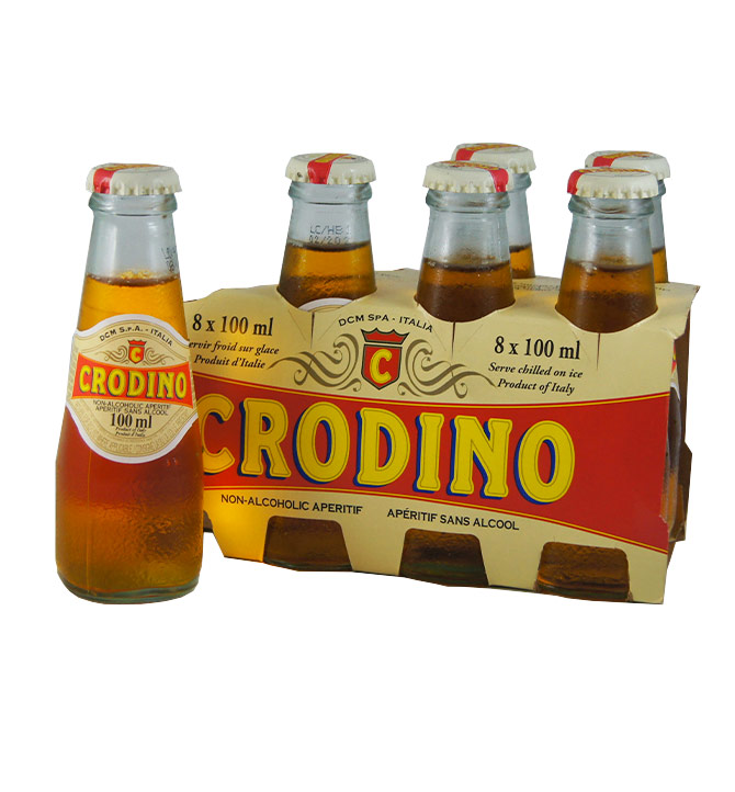 Apéritif italien sans alcool Crodino 8x100ml - Gousto Bistro