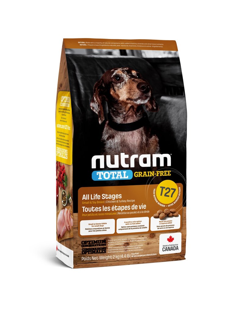 Nutram T27 - Petite race sans grains poulet et dinde