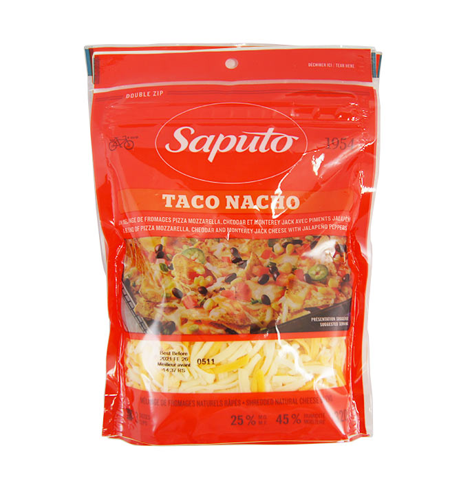 Fromage rapé Taco Nacho Saputo 320g