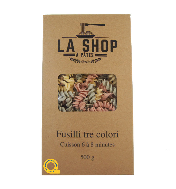 Fusilli tre colori 500g