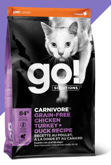 go! Chat Carnivore - Poulet, Dinde et Canard