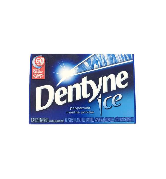 Gomme Dentyne Menthe Poivrée 12 mrx