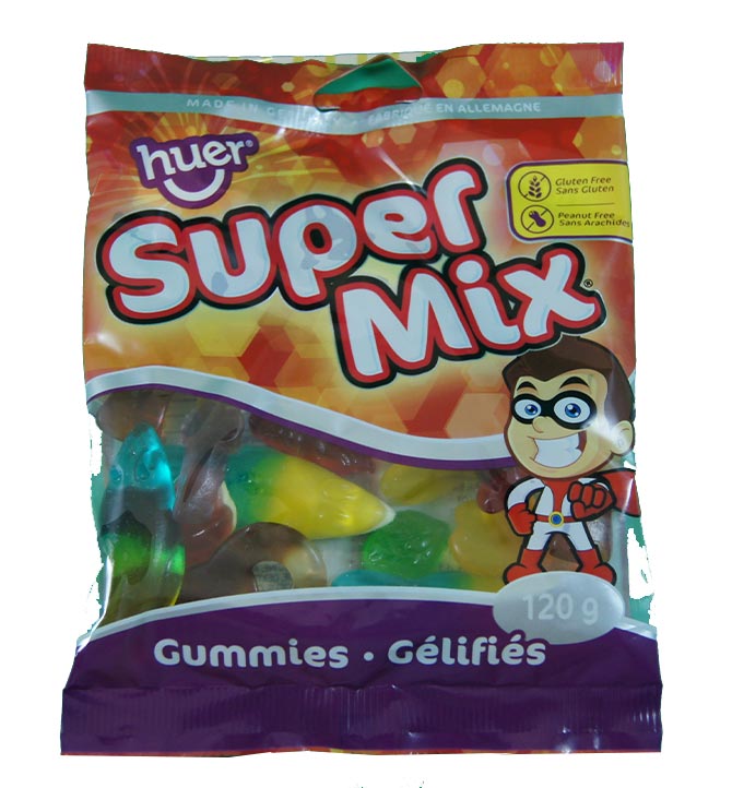 Gummies gélifiés supermix Huer 120g