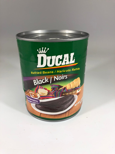 Refried Black Beans Ducal 823g