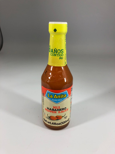 Mild Habanero Pepper Sauce la Anita 120 ML