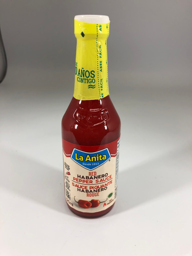 Red Habanero Pepper Sauce la Anita 120 ML