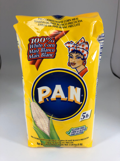 Pre-Cooked White Corn Meal P.A.N. 5lbs