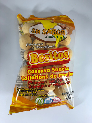 Cassava Snacks Besitos SU Sabor 30g