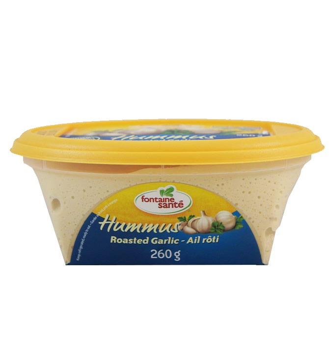 Hummus à l'ail rôti Fontaine santé 260g