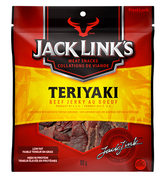 Viande Séchée Teriyakiau Boeuf Jack Link's 80g