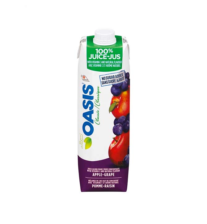 Jus de pomme et raison Oasis 960ml