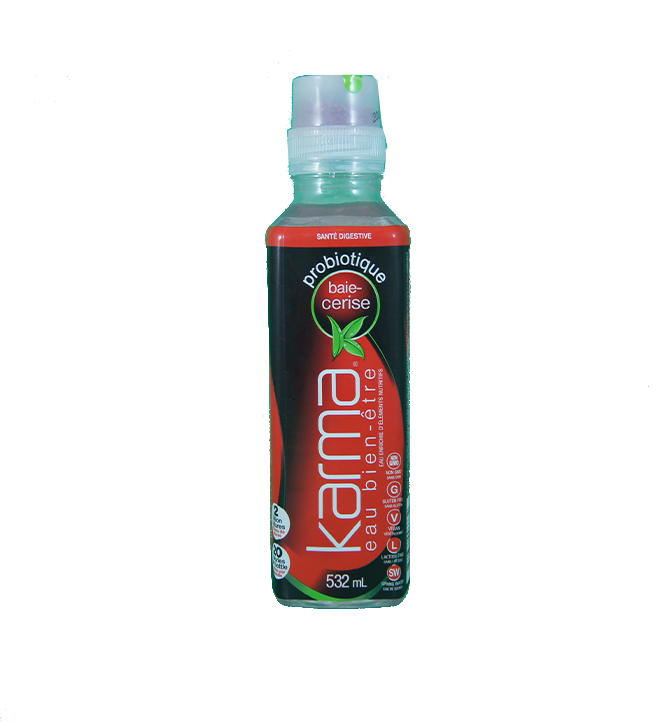 Karma eau bien etre probiotique baie cerise 532ml