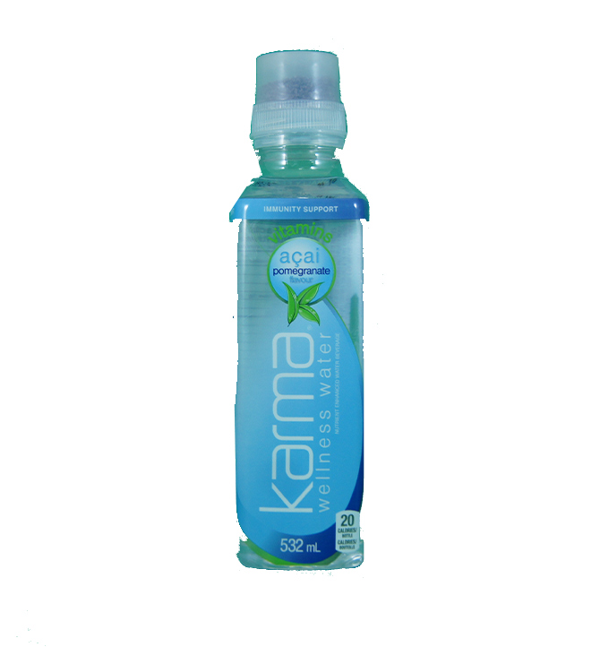 Karma wellness water vitamins açai pomegranate 532 ml