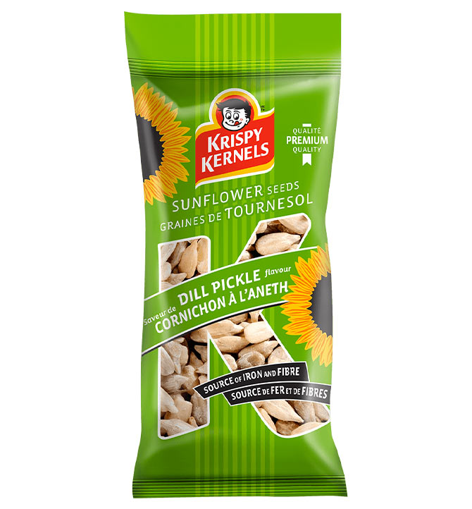 Graines Tournesol Cornichons à l'aneth Krispy Kernels 70g