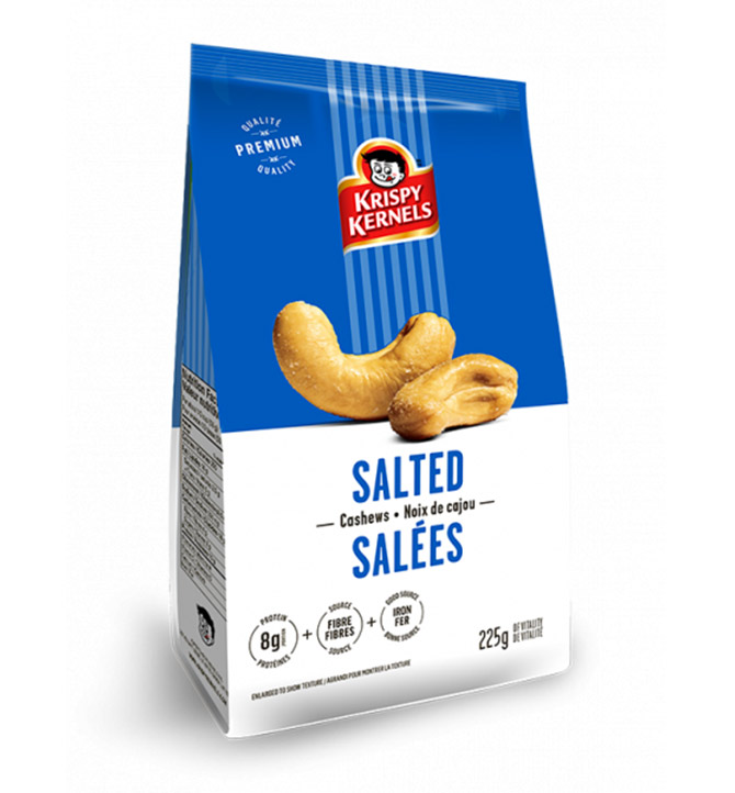 Noix Cajou Salées Krispy Kernels 225g