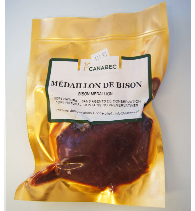 Médaillon de bison