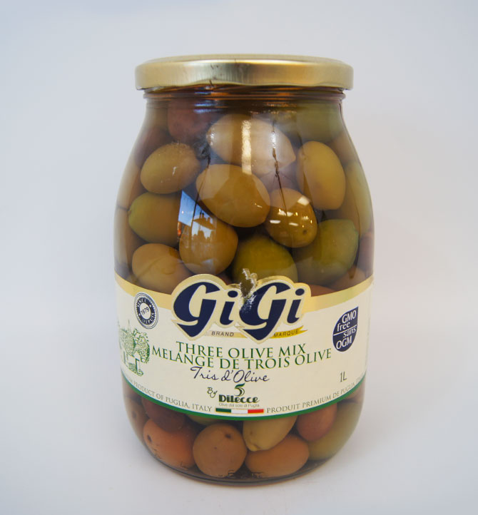 Mélange de trois olives Gigi 1l