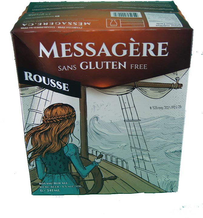 Messagère rousse legère sans gluten aux fruits 6x341ml