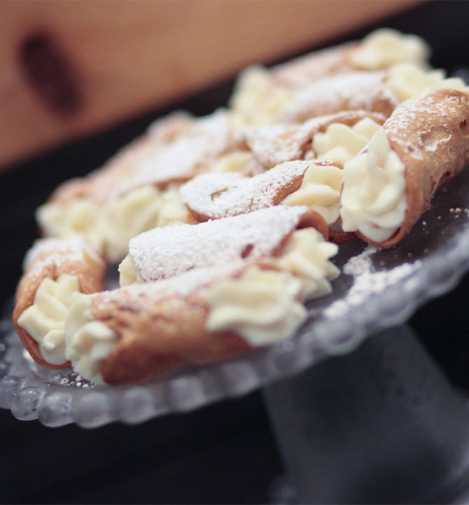 Mini Sicilian cannoli 3 units