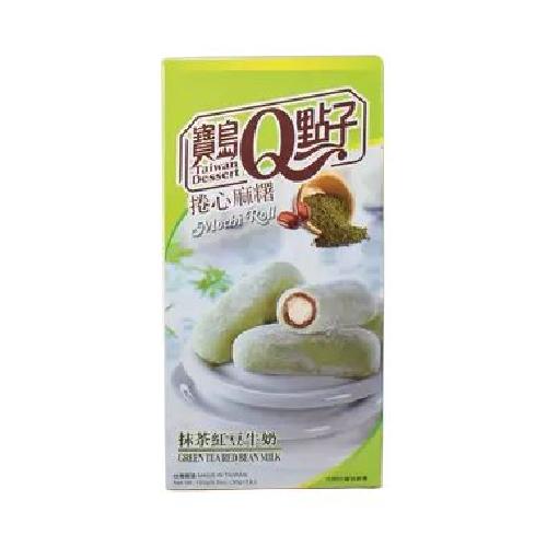 Mochi Roll Green Tea Red Bean Milk 150g