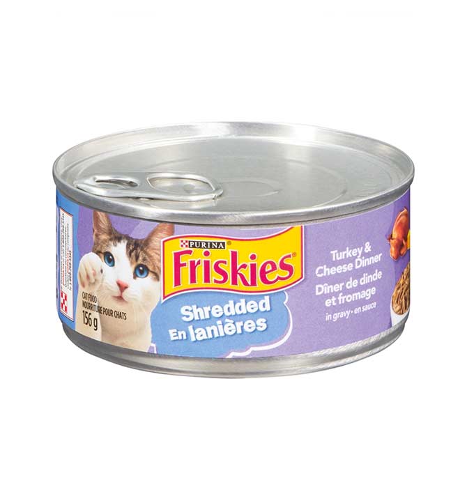 Nourriture pour chat Friskies dinde et fromage 156g